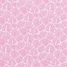 cotone rivestito Mini foglie astratte – rosa/bianco,  thumbnail number 1