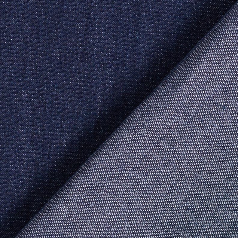 Leggero denim stretch riciclato – blu marino,  image number 4