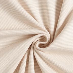 Costina tubolare per polsini con anelli stretti – beige/bianco lana, 