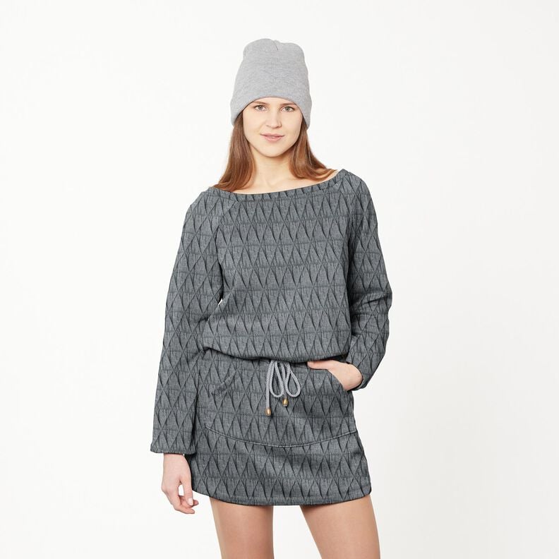 Jersey trapuntato a rombi – grigio,  image number 5