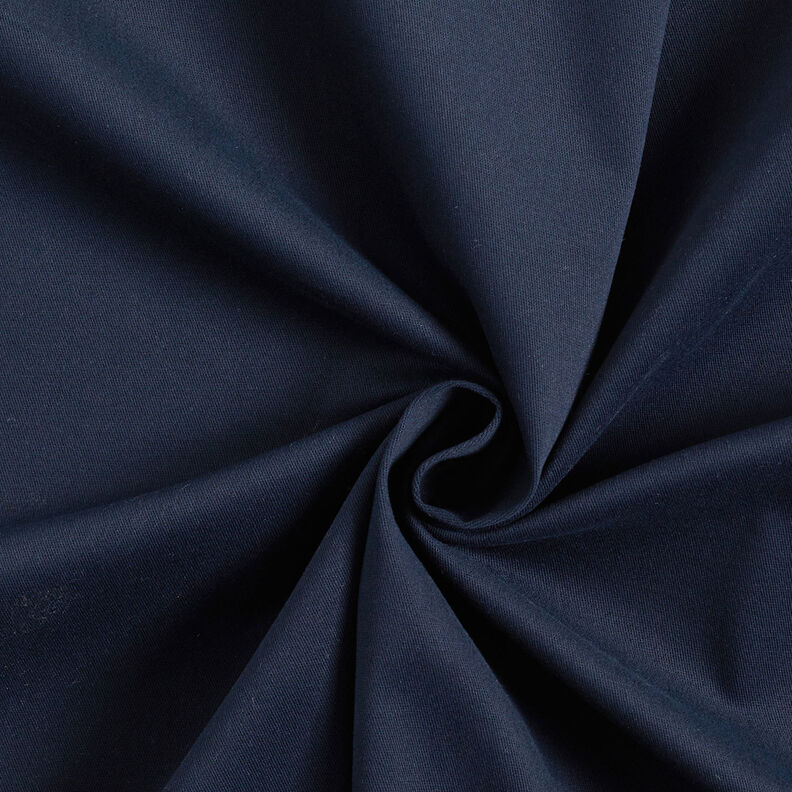 tessuto spinato in cotone stretch – nero-azzurro,  image number 1