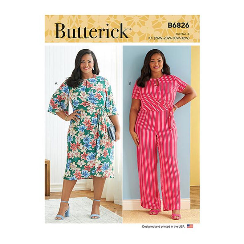 abito a portafoglio, Butterick B6826 | 52-58,  image number 1