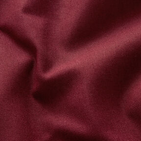 tessuto in cotone cretonne tinta unita – rosso Bordeaux, 