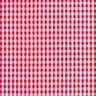 tessuto in cotone Quadro vichy 0,5 cm – rosso/bianco,  thumbnail number 1