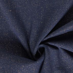 Polsini glitterati in tessuto tubolare con Lurex – blu marino/argento effetto metallizzato, 