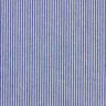 tessuto per camicette Misto cotone righe – blu marino/bianco,  thumbnail number 1