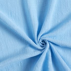 Tessuto di cotone con aspetto lino – azzurro, 