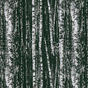 tessuto arredo mezzo panama bosco di betulle – nero/bianco, 