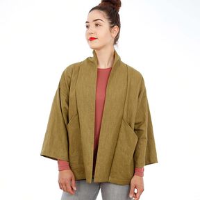 FRAU SINA - giacca kimono con tasche oblique, Studio Schnittreif | XS - XXL, 
