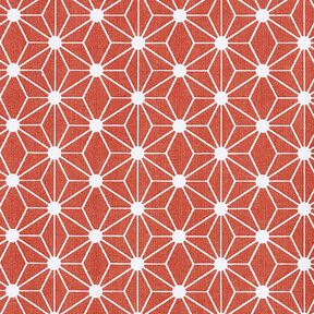 tessuto in cotone cretonne stella grafica – rosso, 