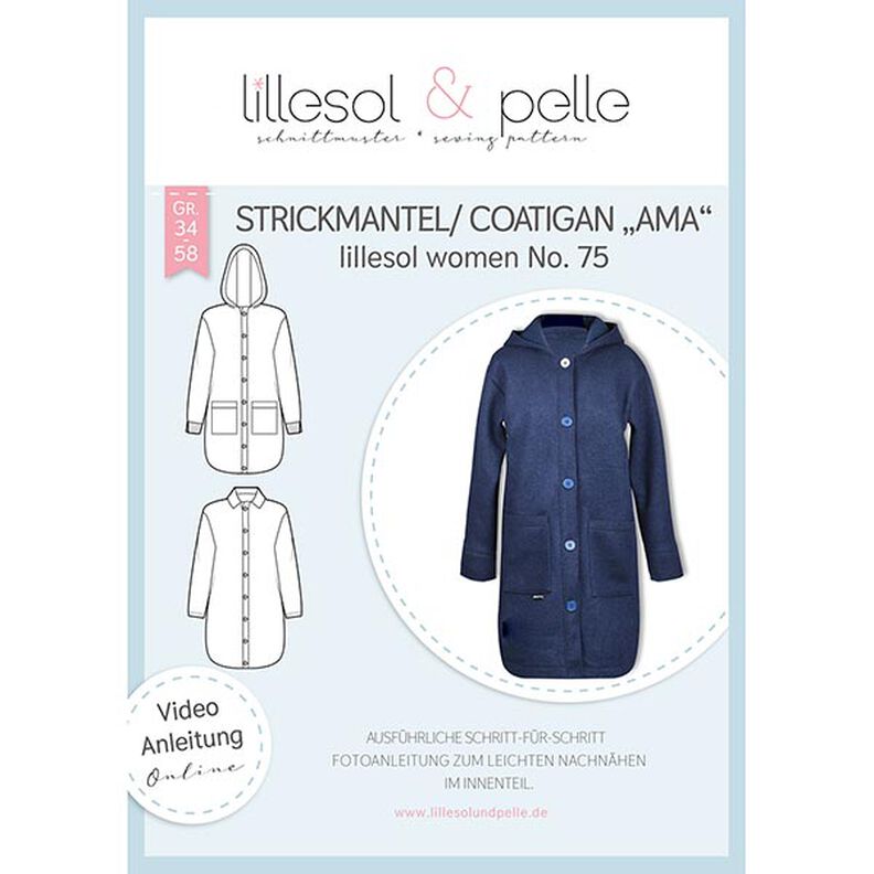 Cappotto in maglia Ama | Lillesol & Pelle No. 75 | 34-58,  image number 1