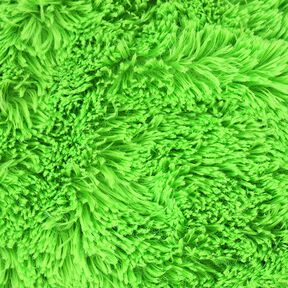 Tessuto peluche a pelo lungo SHAGGY [1 M x 0,75 M | altezza pelo: 20 mm] - verde neon | Kullaloo, 