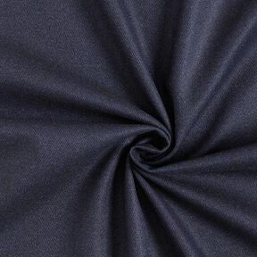 Tessuto per abito elasticizzato misto viscosa in tinta unita – blu notte, 