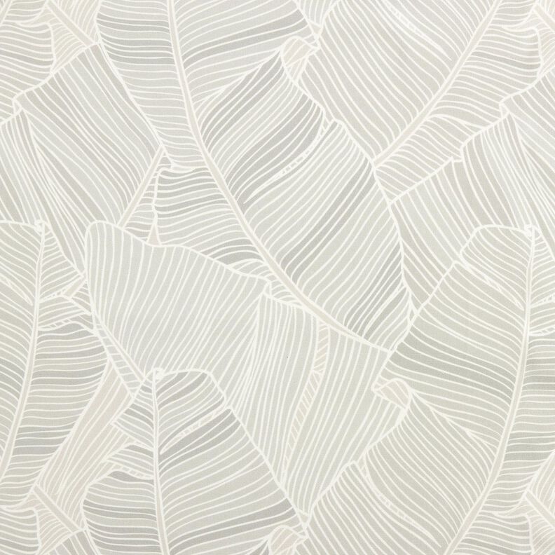 tessuti da esterni tessuti canvas linee di foglie – grigio argento,  image number 1