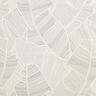 tessuti da esterni tessuti canvas linee di foglie – grigio argento,  thumbnail number 1