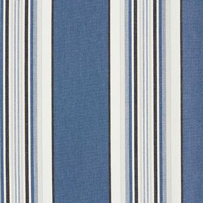 tessuto per tende da sole righe larghe e sottili – colore blu jeans/bianco, 