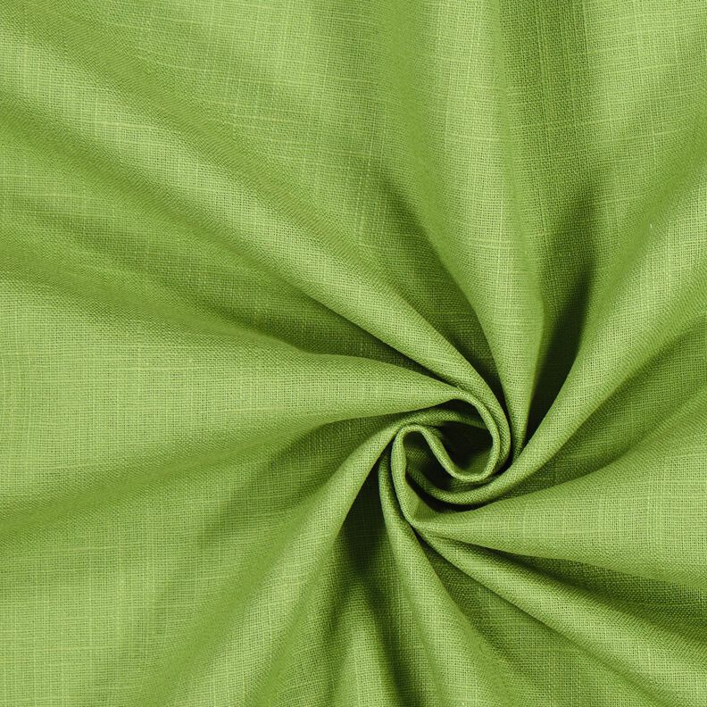 Tessuto di lino misto Ramie medio – verde muschio,  image number 1