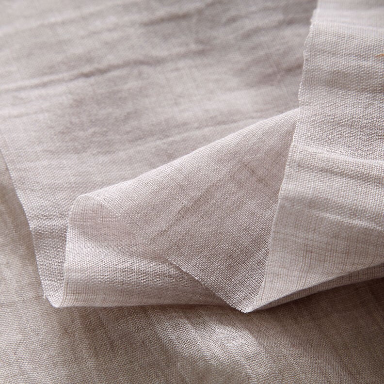 Voile Melange effetto stropicciato – grigio nebbia,  image number 3