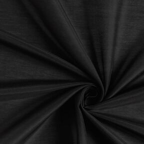 voile, tessuto seta-cotone super leggero – nero, 