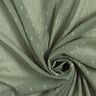 Chiffon Dobby gessato metallizzato – canna palustre/argento effetto metallizzato,  thumbnail number 3