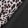 jersey di viscosa Stampa leopardata piccola – cioccolato/grigio argento,  thumbnail number 4