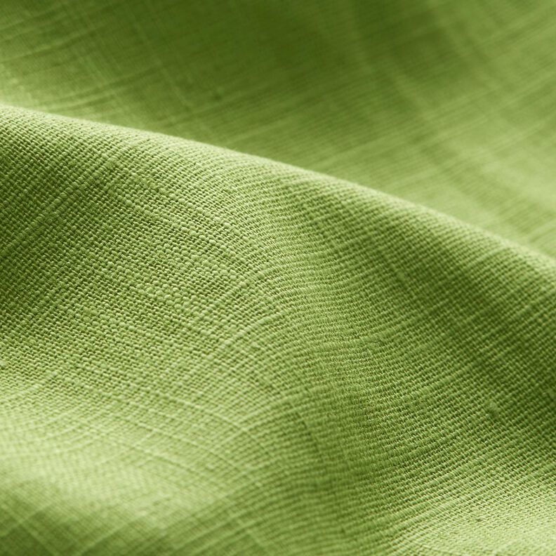 Tessuto di lino misto Ramie medio – verde muschio,  image number 2