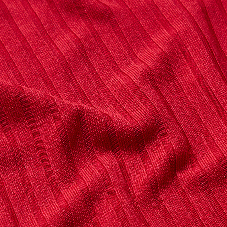 Maglia a coste, tinta unita – rosso,  image number 2