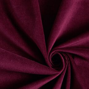 velluto a costine stretch – rosso Bordeaux, 