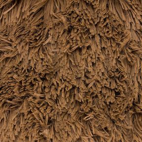 Tessuto peluche a pelo lungo SHAGGY [1 M x 0,75 M | altezza pelo: 30 mm] - marrone | Kullaloo, 