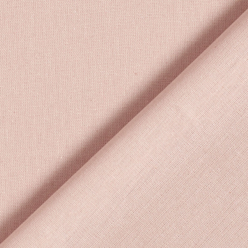 tessuto in cotone cretonne tinta unita – rosa antico chiaro,  image number 3