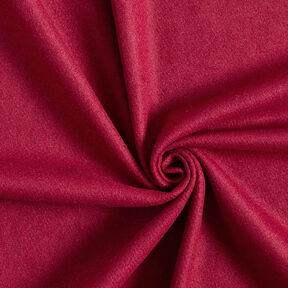 Tessuto per cappotti misto lana, tinta unita – rosso scuro, 