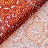 Cretonne di cotone Collage di mandala – terracotta,  thumbnail number 4