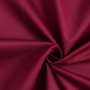 twill di cotone tinta unita – rosso Bordeaux, 