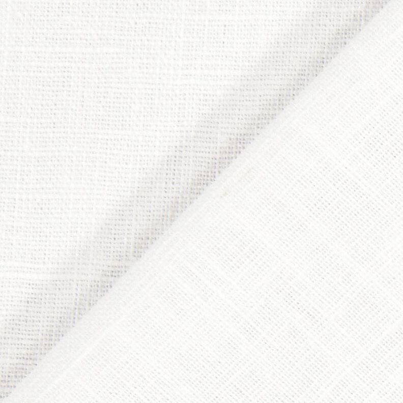 Tessuto di lino misto Ramie medio – bianco,  image number 4