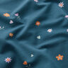 GOTS jersey di cotone Fiori e cuori | by Poppy nero-azzurro,  thumbnail number 2