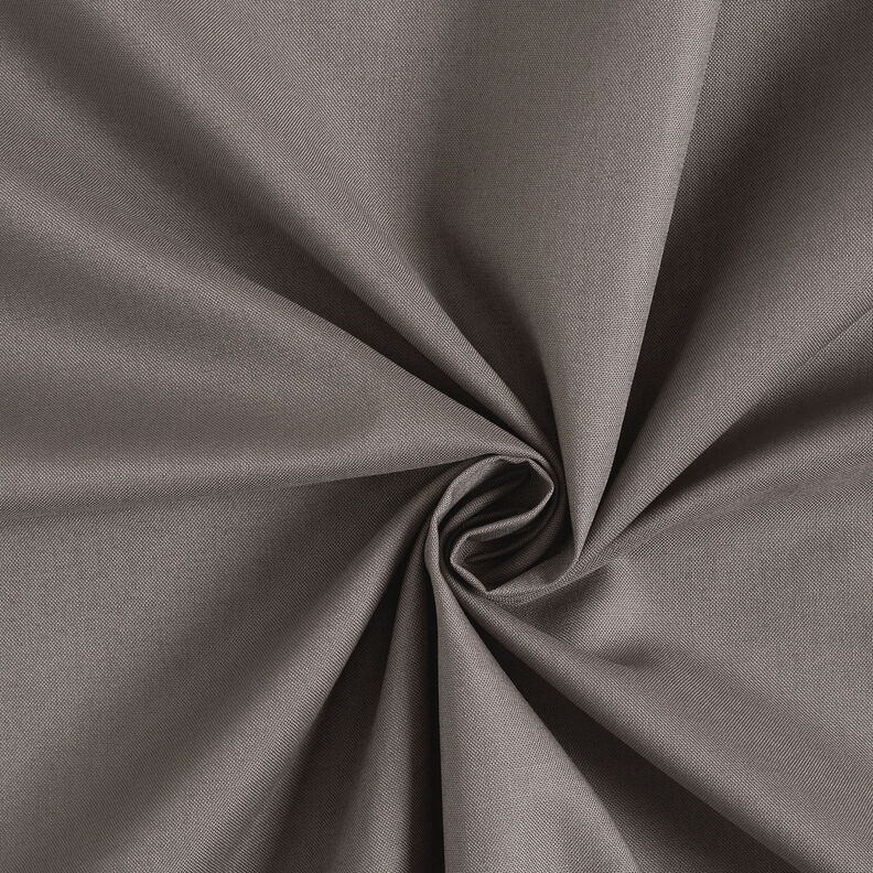 tessuto in cotone cretonne tinta unita – grigio scuro,  image number 1