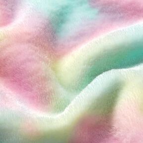 Morbido pile Sfumatura arcobaleno – bianco/mix di colori, 