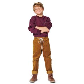 pantaloni casual con fascia elastica in vita, Burda 9271 | 110-140, 