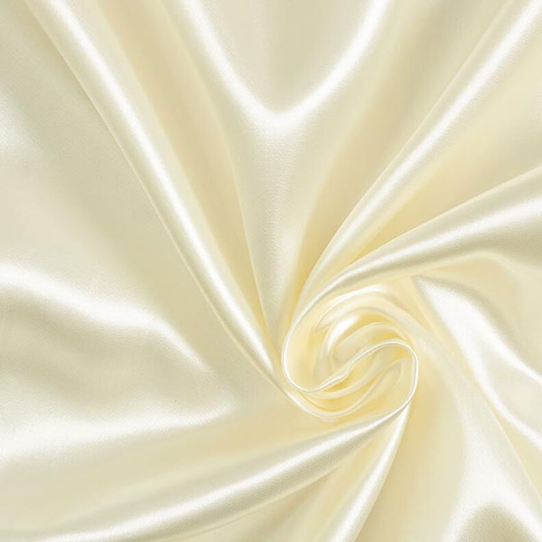 satin poliestere – bianco lana,  image number 1