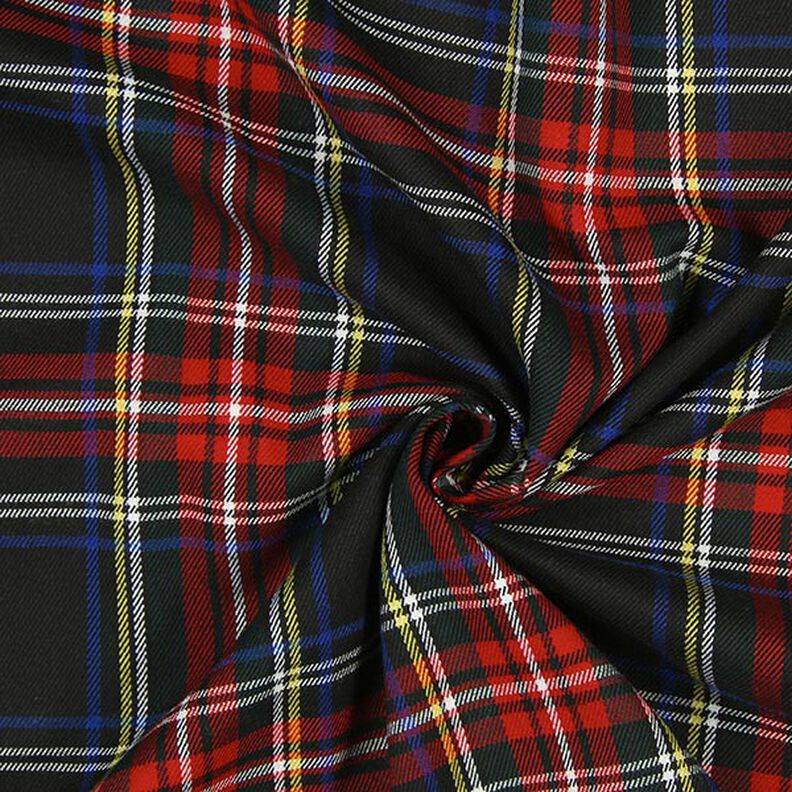 tartan quadri scozzesi grandi – nero,  image number 2