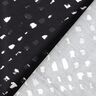 Pantalone in tessuto elasticizzato a pois astratti – nero-azzurro/bianco,  thumbnail number 4