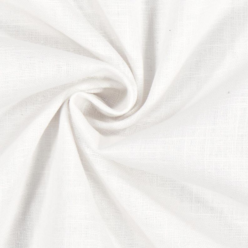 Tessuto di lino misto Ramie medio – bianco,  image number 3