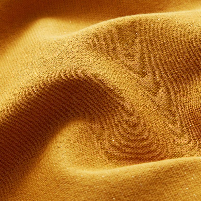 Polsini glitterati in tessuto tubolare – giallo curry/oro effetto metallizzato,  image number 2