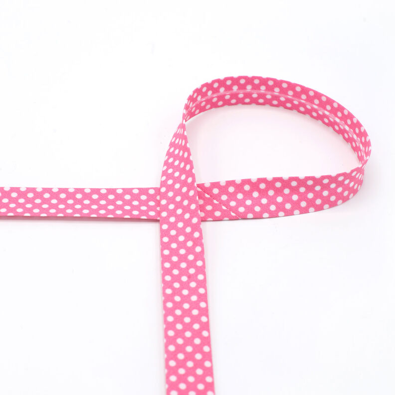 Nastro in sbieco pois [18 mm] – pink,  image number 2