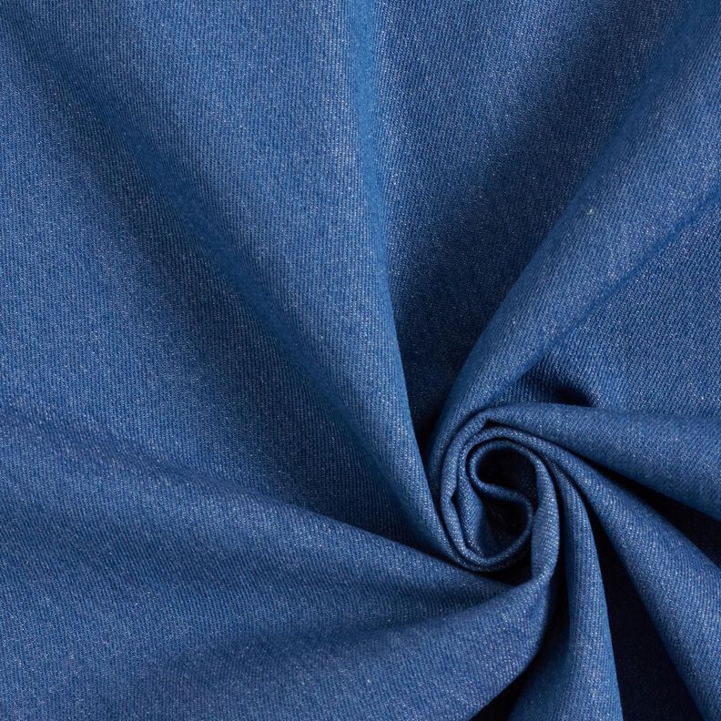Denim in cotone pesante – colore blu jeans,  image number 1