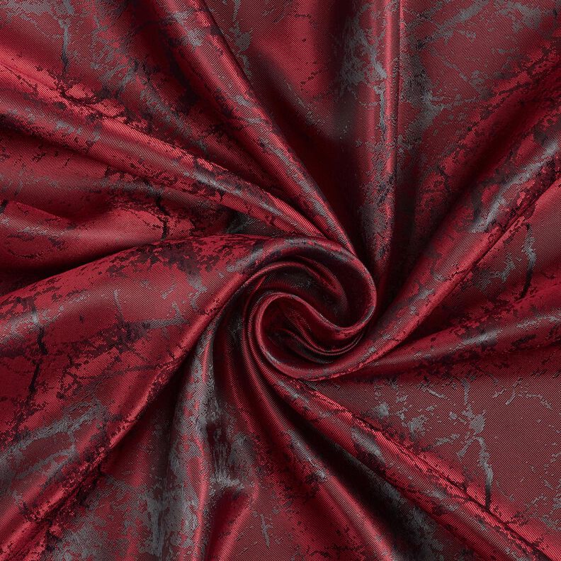 tessuto per fodere Jacquard Marmorizzato – rosso Bordeaux,  image number 3