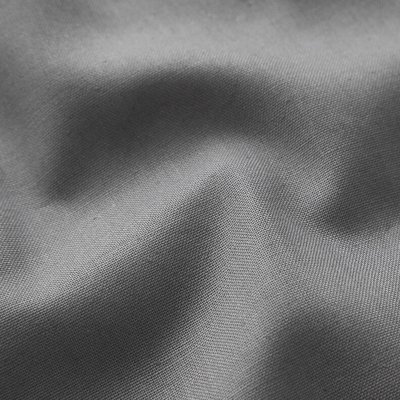 tessuto in cotone cretonne tinta unita – grigio elefante,  image number 2