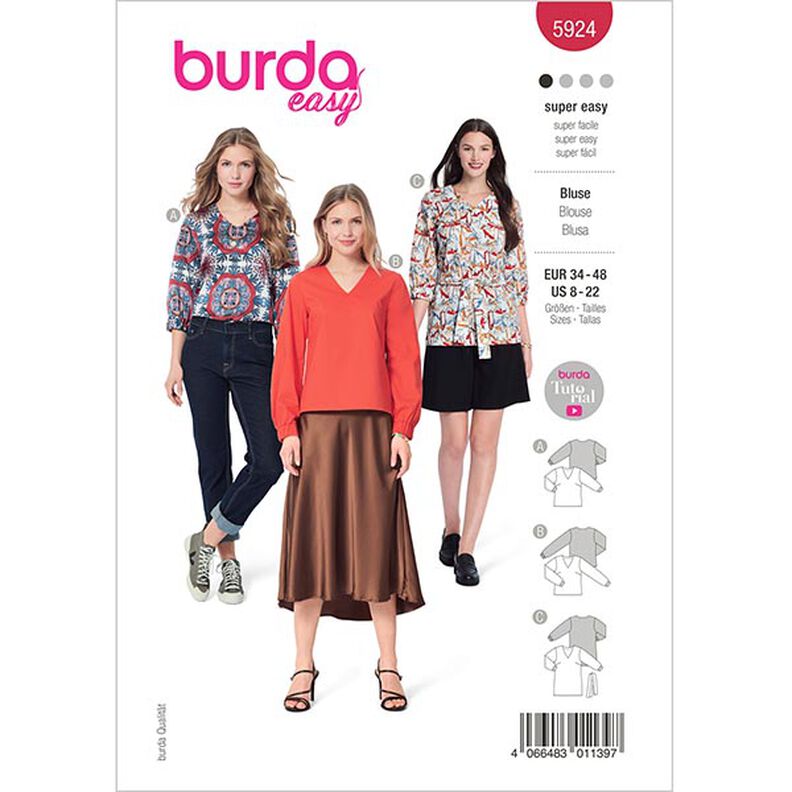 camicetta | Burda 5924 | 34-48,  image number 1