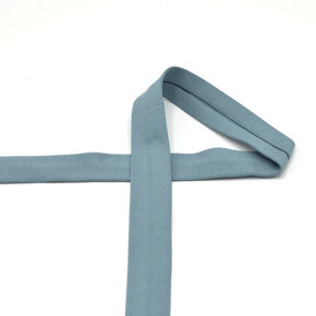 Nastro in sbieco jersey di cotone [20 mm] – blu colomba, 