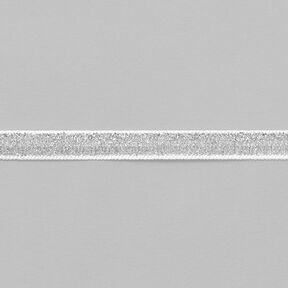 Nastro velluto Metallico [10 mm] – argento effetto metallizzato, 